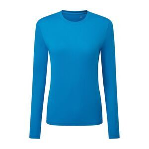 TriDri Womens/Ladies Long Sleeve Performance T-Shirt / Sapphire